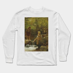 Cooling Their Toes by John George Brown Long Sleeve T-Shirt